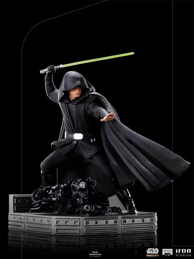 Statuette Star Wars: The Mandalorian - Luke Skywalker Combat Version BDS Art Scale 1/10 (Iron Studios) - Figuren