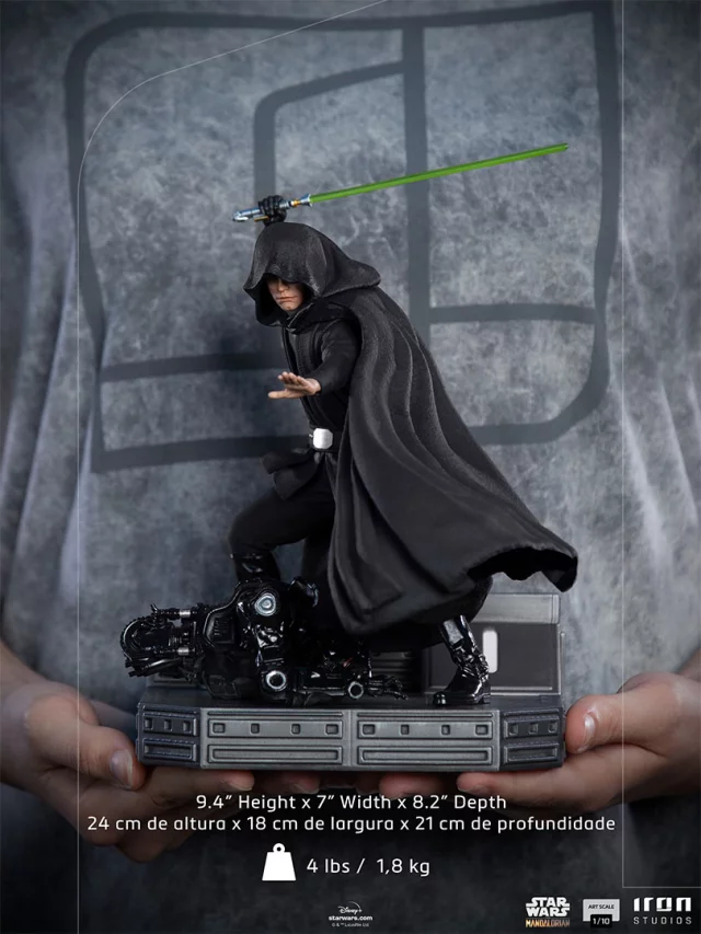 Statuette Star Wars: The Mandalorian - Luke Skywalker Combat Version BDS Art Scale 1/10 (Iron Studios) - Figuren