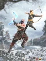 Soška God of War - Kratos and Atreus BDS Art Scale 1/10 (Iron Studios) (poškozený obal) - Figuren