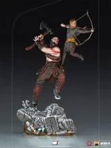 Soška God of War - Kratos and Atreus BDS Art Scale 1/10 (Iron Studios) (poškozený obal) - Figuren