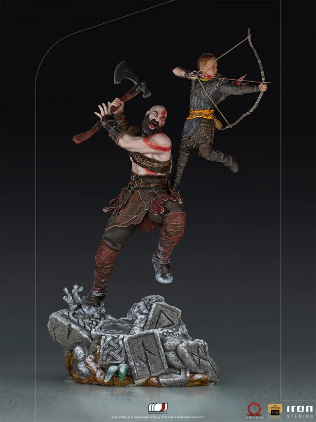 Soška God of War - Kratos and Atreus BDS Art Scale 1/10 (Iron Studios) (poškozený obal) - Figuren