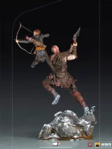 Soška God of War - Kratos and Atreus BDS Art Scale 1/10 (Iron Studios) (poškozený obal) - Figuren