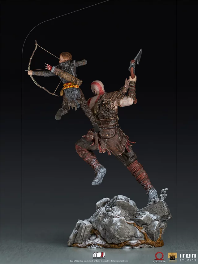 Soška God of War - Kratos and Atreus BDS Art Scale 1/10 (Iron Studios) (poškozený obal) - Figuren