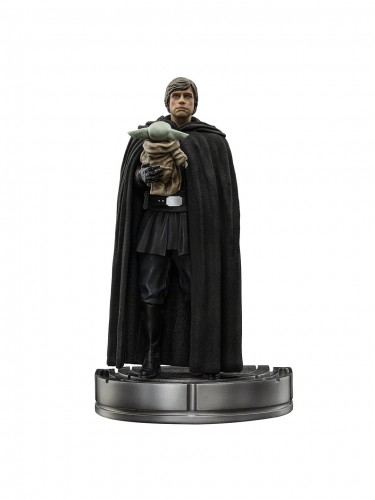 Statuette Star Wars: The Mandalorian - Luke Skywalker and Grogu Art Scale 1/10 (Iron Studios)