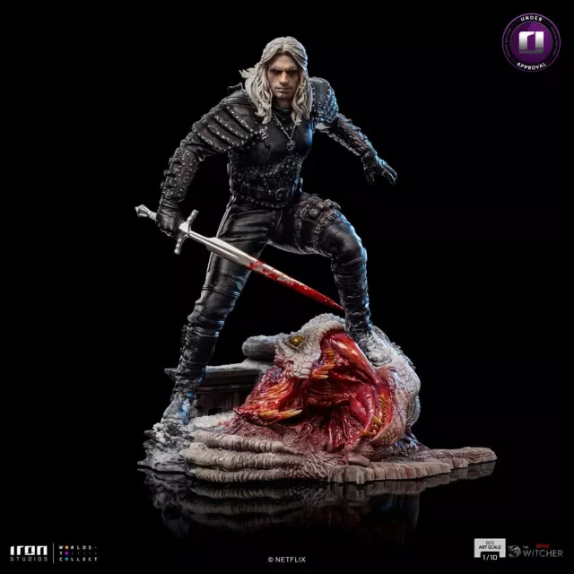 Statuette Witcher - Geralt of Rivia BDS Art Scale Statue 1/10 20 cm (Netflix, Iron Studios) - Figuren