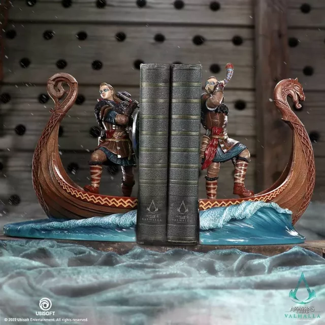 Buchstütze Assassins Creed - Valhalla Eivor - Figuren