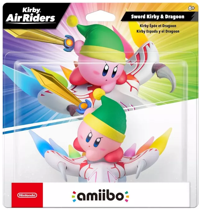 Figur Amiibo Kirby Air Riders - Sword Kirby - Nintendo