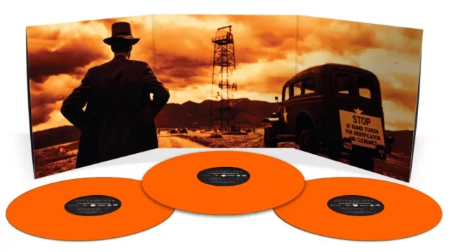 Oficiální soundtrack Oppenheimer na 3x LP (Orange vinyl) (rozbalené) - Schallplatte