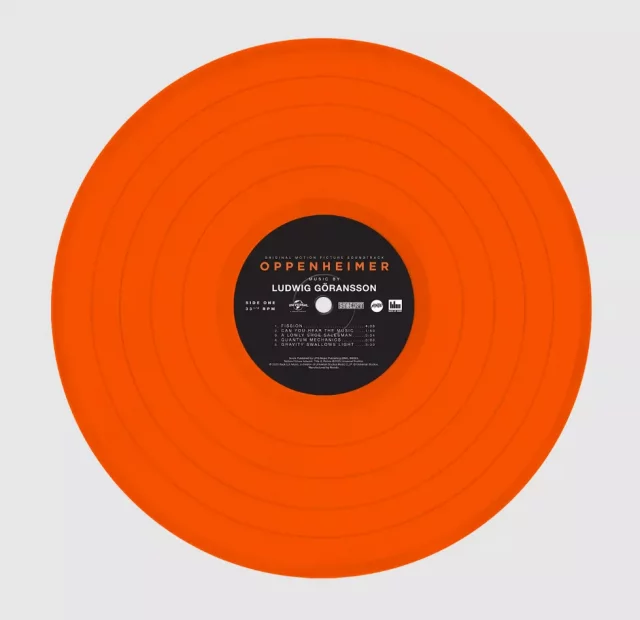 Oficiální soundtrack Oppenheimer na 3x LP (Orange vinyl) (rozbalené) - Schallplatte