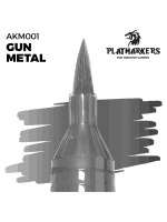 Marker AK PlayMarkers (Gun Metal) - Gun-Metallfarbe