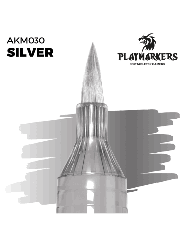 Marker AK PlayMarkers (Silver) - Silberfarbe