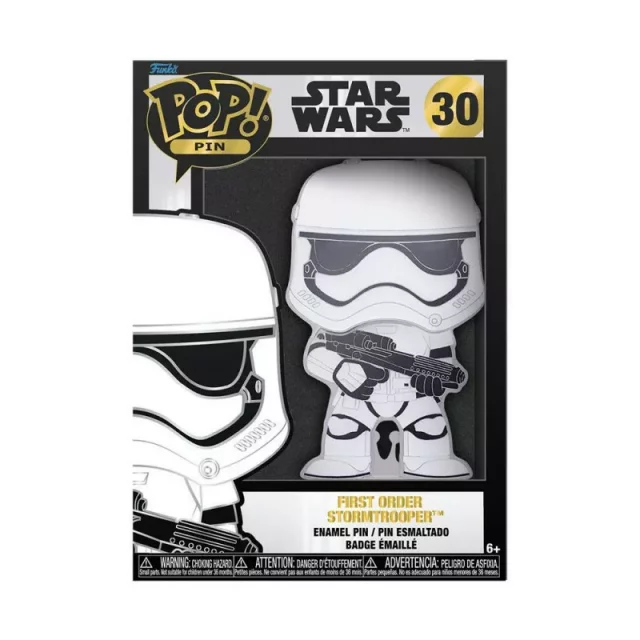 Anstecker Star Wars - First Order Stormtrooper (Funko POP! Pin Star Wars 30) - Funko POP! Star Wars