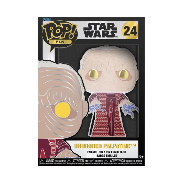 Anstecker Star Wars - Unhooded Palpatine (Funko POP! Pin Star Wars 24)