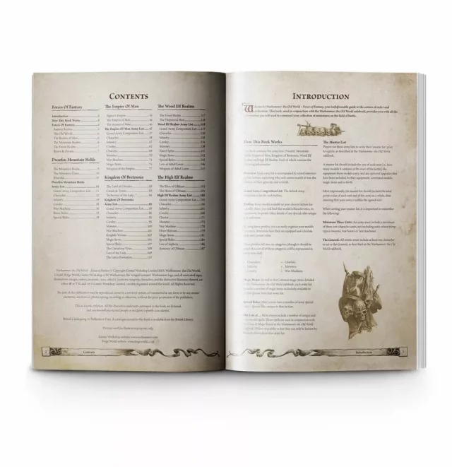 Buch Warhammer The Old World - Forces of Fantasy (2024) - Warhammer Figuren