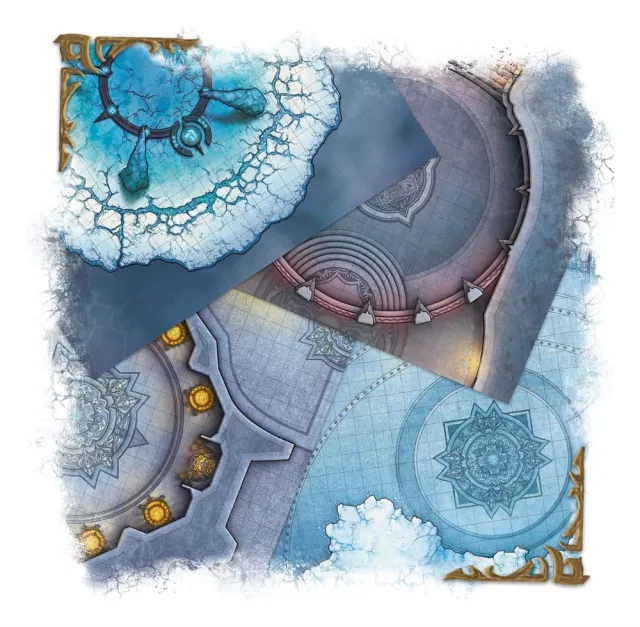 Karte Dungeons & Dragons - World of Warcraft Icecrown Citadel Adventure (Map Pack) - Brettspiel