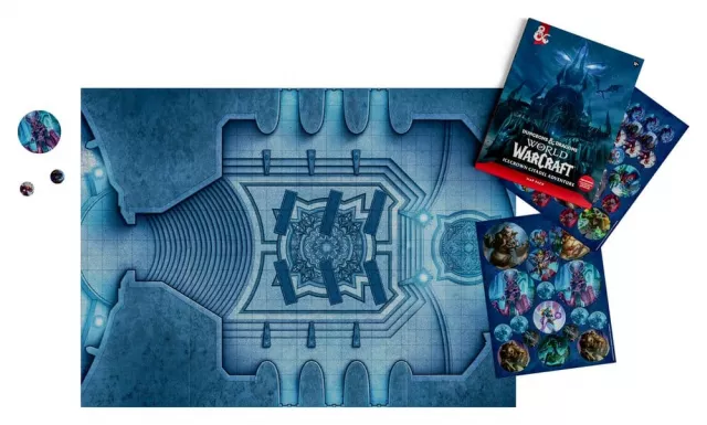 Karte Dungeons & Dragons - World of Warcraft Icecrown Citadel Adventure (Map Pack) - Brettspiel