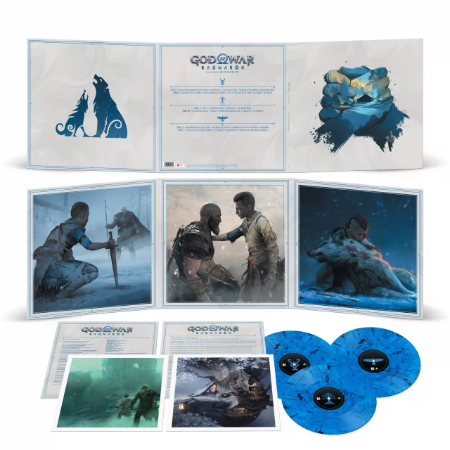 Offizieller Soundtrack God of War Ragnarok na 3x LP (beschädigte Verpackung) - Schallplatte