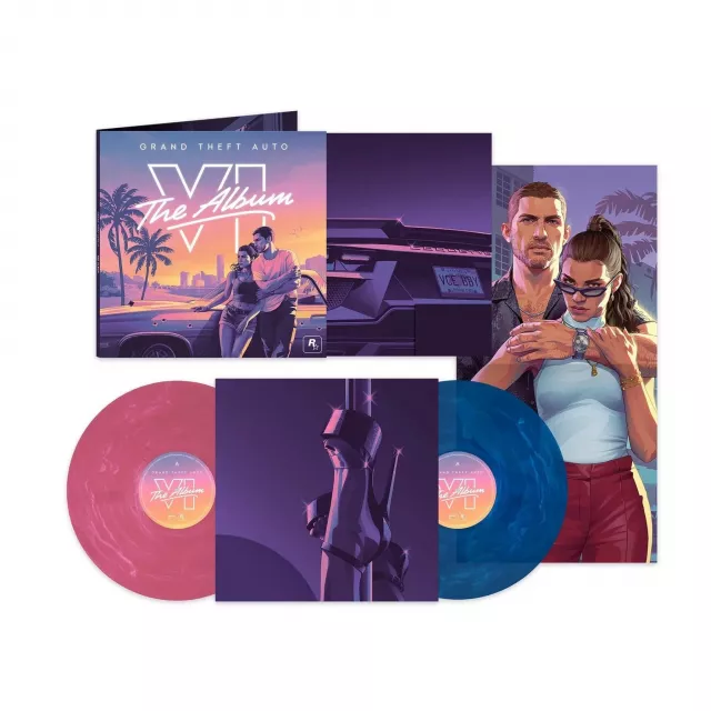 Offizieller Soundtrack Grand Theft Auto VI: The Album (Coloured Marbled) auf 2x LP - Schallplatte