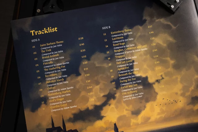 Offizieller Soundtrack Kingdom Come: Deliverance II auf 1x LP (beschädigte Verpackung) - Schallplatte