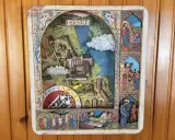 Uhr Kingdom Come: Deliverance II - Karte der Sázava (Sasau) - Aus Holz
