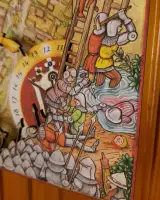 Uhr Kingdom Come: Deliverance II - Karte Suchdol - Aus Holz