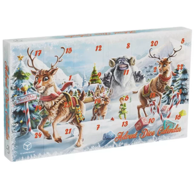 Adventskalender Advent Dice Calendar 2022 (Q-Workshop) - Würfel