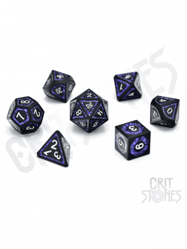 Würfel Astral Gleam Metal - RPG Dice Set (7 Stk.)