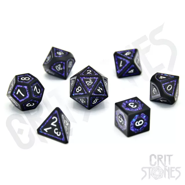 Würfel Astral Gleam Metal - RPG Dice Set (7 Stk.)