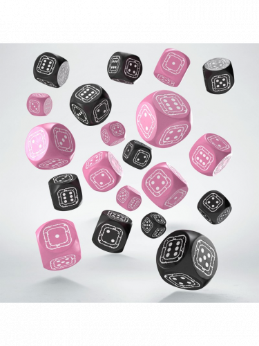 Würfel Fortress Compact - Black & Pink (20 Stck)