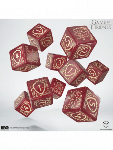 Würfel Game of Thrones - Lannister (10 Stck)