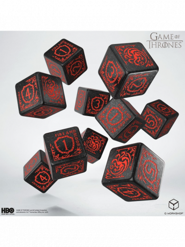 Würfel Game of Thrones - Targaryen (10 Stck)