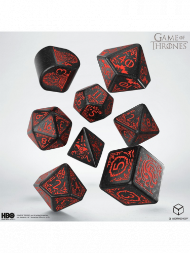 Würfel Game of Thrones - Targaryen (8 Stck)