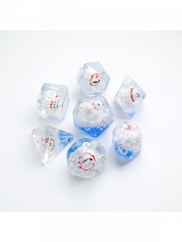 Würfel Gamegenic - Embraced Series - Polar Bear RPG Dice Set (7 Stck)