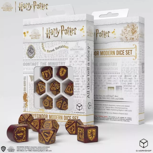 Würfel Harry Potter - Gryffindor Red - Q-Workshop