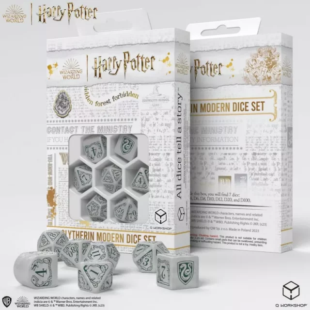 Würfel Harry Potter - Slytherin White - Q-Workshop