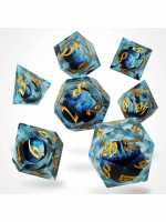 Würfel Ice Dragon's Gaze Floating Eye - RPG Dice Set  (7 Stk.)
