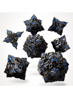 Würfel Obsidian Alloy Metal - RPG Dice Set (7 Stk.)