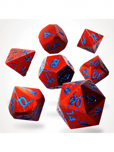 Würfel Ruptured Hell Metal - RPG Dice Set (7 Stk.)