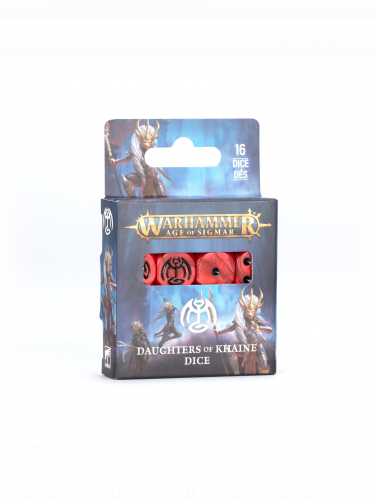 Würfel Warhammer Age of Sigmar - Daughters of Khaine Dice (16 Stk)