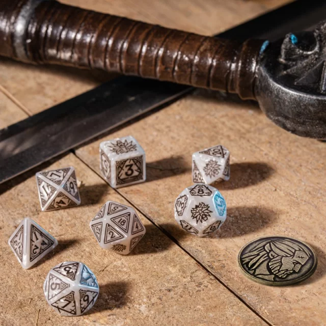 Würfel The Witcher - Geralt (weiß) - Q-Workshop