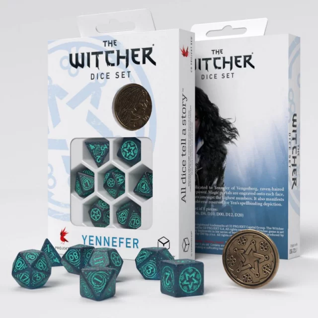 Würfel The Witcher – Yennefer (türkis) - Q-Workshop