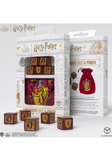 Set Beutel und Würfel Harry Potter - Gryffindor