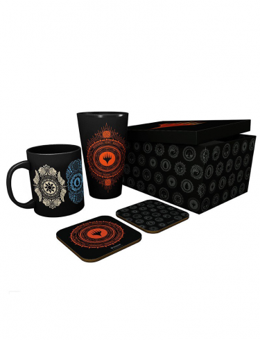 Geschenkset Magic The Gathering - Becher, Glas, Untersetzer