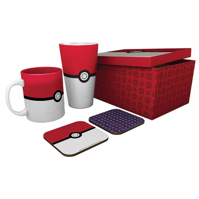 Geschenkset Pokémon - Tasse, Glas, Untersetzer