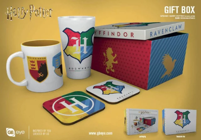 Geschenkset Harry Potter - House Pride (weiß) - DC Comics
