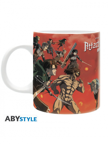 Tasse Attack on Titan - Kampfszene