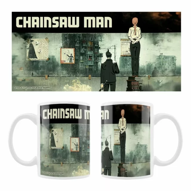 Tasse Chainsaw Man - Makima & Aki - Anime