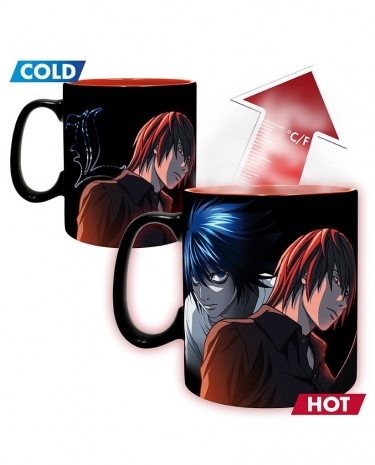 Tasse Death Note - Kira und Ryuk (farbwechselnd)