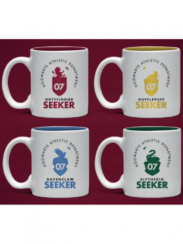 Tasse Harry Potter - Quidditch Espresso Set - 4 Stück