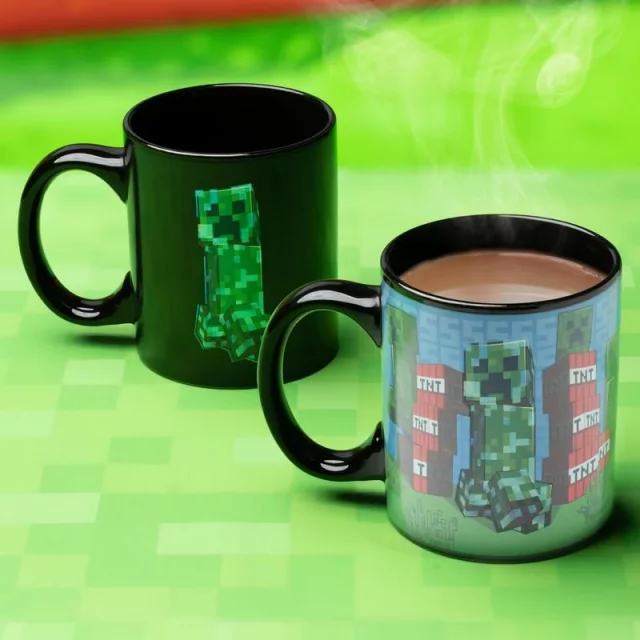 Tasse Minecraft - Creeper (Zaubertasse) - Zaubertasse